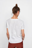 CONTRAST TWEED T-SHIRT