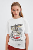 COMIC PRINT T-SHIRT