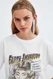 COMIC PRINT T-SHIRT