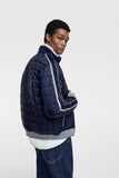 PUFFER JACKET WITH SIDE TAPING