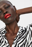 ZEBRA PRINT SHIRT