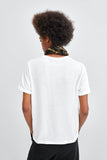 T-SHIRT WITH SLOGAN