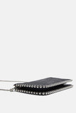 STUDDED BLACK CROSSBODY BAG