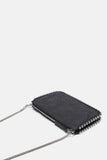STUDDED BLACK CROSSBODY BAG