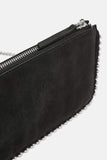 STUDDED BLACK CROSSBODY BAG