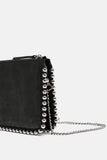 STUDDED BLACK CROSSBODY BAG