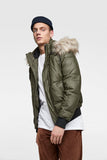 PUFFER JACKET WITH HOOD