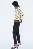 BALLOON PRINT BLOUSE
