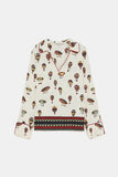 BALLOON PRINT BLOUSE