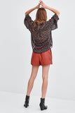 SEMI-SHEER PRINTED SHIRT