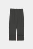 TROUSERS WITH TURN-UP HEM